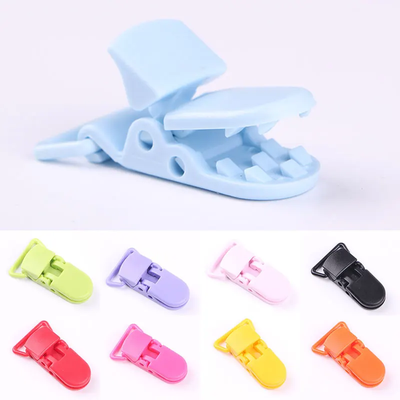 1PC Alligator Clip Anti-lost Clamps Clothing Baby Pacifier Clips Plastic Multi-purpose Holder Stationery Sewing Quilting Tools