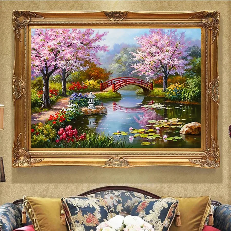 Dream Home New Style diy Art crafts for adults stamped cross stitch kit knitting and needlecraft embroidery sewing joy sunday - view 4