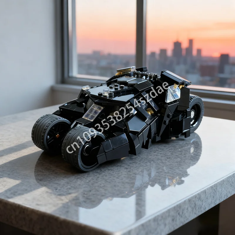 

516pcs MOC The Dark Knight Tumbler Super Heroes DCD Model Building Christmas Gift Blocks DIY Idea Education Toy Brick Birthday