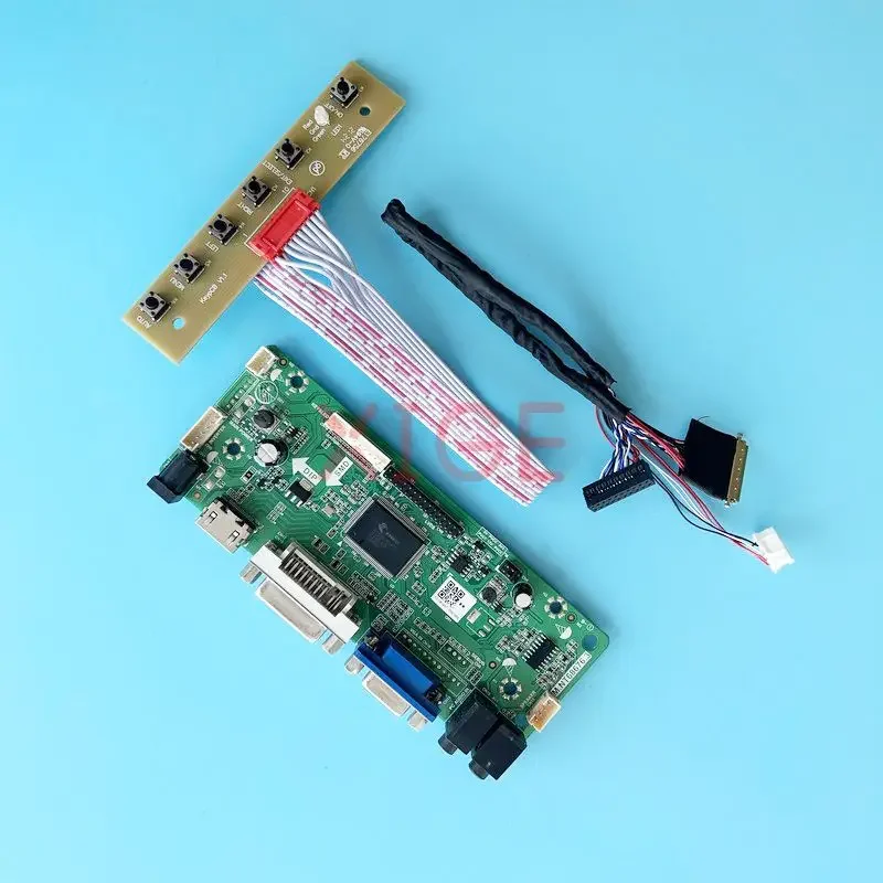 For LTN140AT27 LTN140AT28 Driver Controller Board Kit DIY HDMI-Compatible DVI VGA Audio 1366x768 14