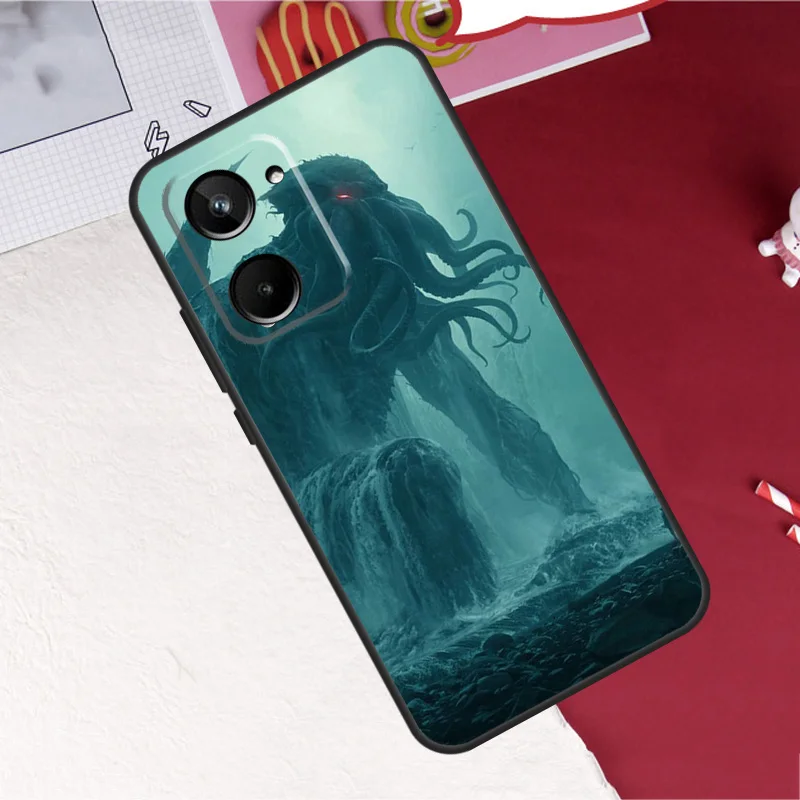 Cthulhu Mythos สำหรับ Realme 8 9 10 Pro Plus 9i C11 C15 C30 C31 C35 C21Y C25 GT Neo 5 3 2 2T 3T Master กรณี