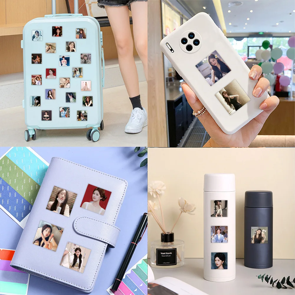 60 uds Ins Venta caliente Zhao Lusi estrella Graffiti pegatinas decorativas DIY guitarra teléfono taza de agua monopatín pegatinas impermeables