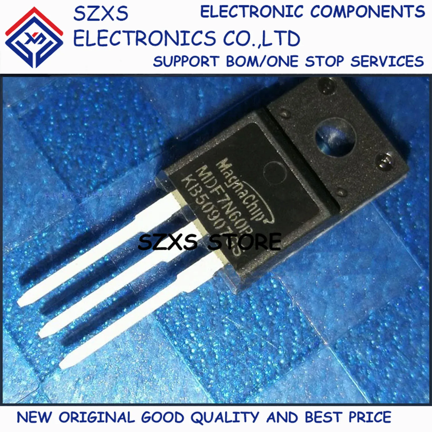 

New Original 20Pcs MDF7N60B TO-220F 600V 7A MOSFET Field-effect Transistor In Stock Electronic Components Good Quality