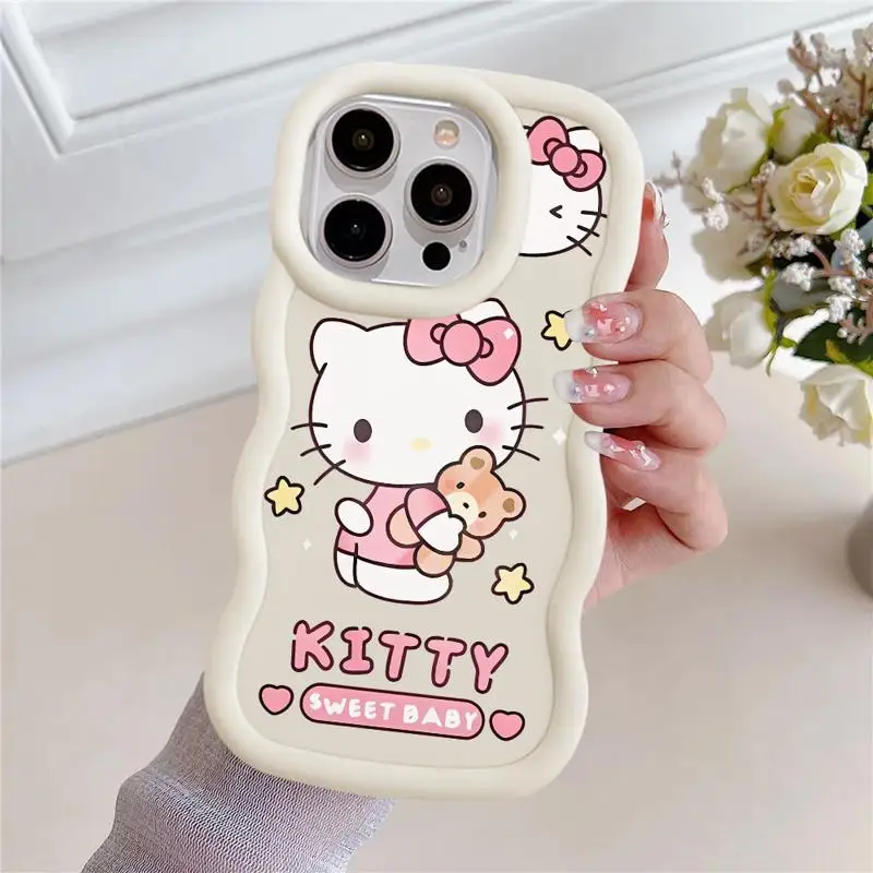 Cute Hello Kitty Phone Case forfor Vivo Y02 Y02S Y03 Y15S Y16 Y18 Vivo Y27 Y33S 4G Y17S Y20 Y20i Y21 Y21S Y21A Y22S Y28 5G