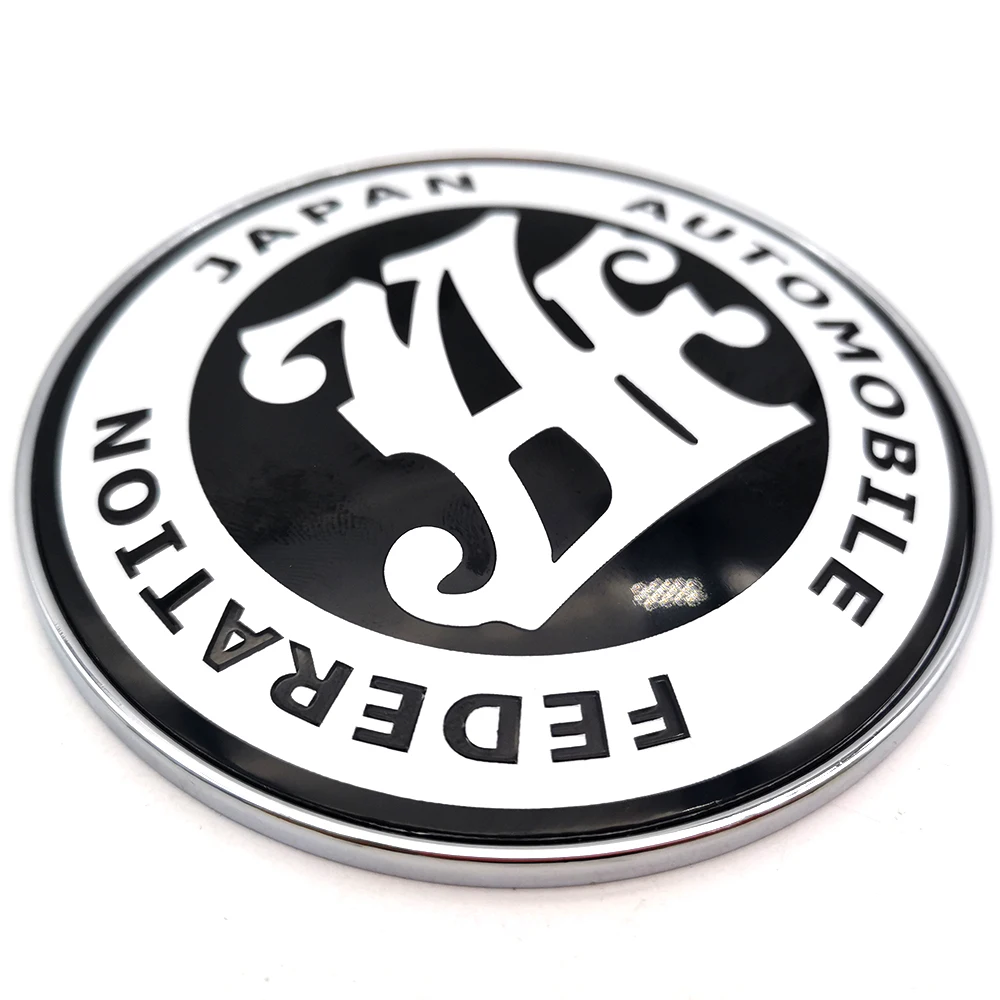 Rennmodifikation Universelles Zubehör Japan Automobile Federation Auto Frontgrill Abzeichen JAF Emblem Logo – Detail 13