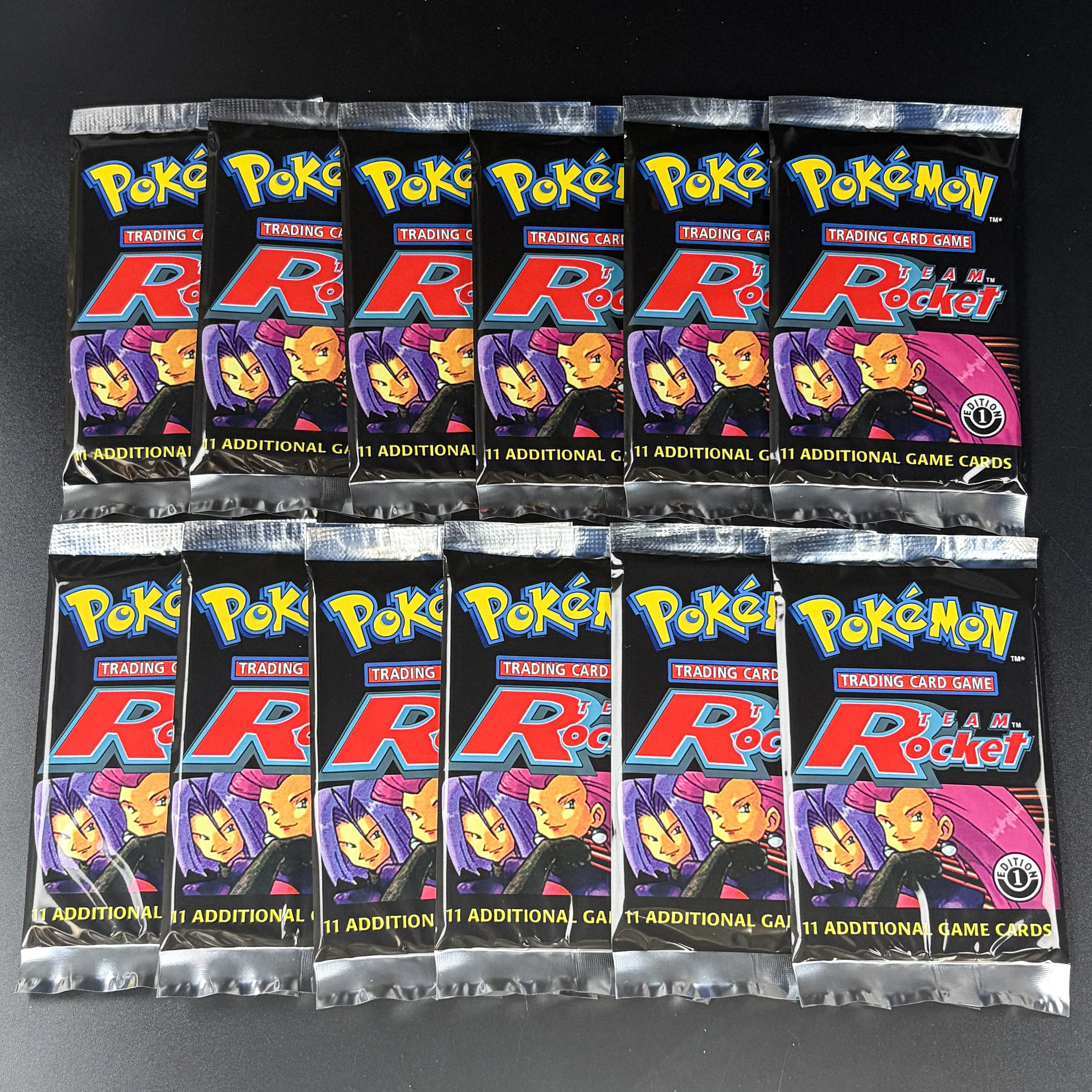 12packs-set-pkm-tcg-booster-pack-lot-base-set-rocket-fossil-jungle-destiny-charizard-gengar-snorlax-ptcg-colltction-proxy-card