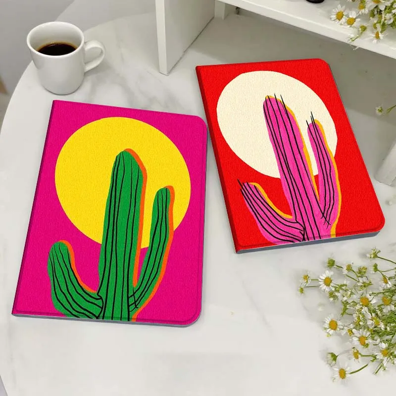 

Cactus Simple Pattern Case For Huawei MediaPad MatePad M5 M6 11 12 X SE T10 T10s 2 C5e T5 Pro Lite Air 11.5 Inch Tablet