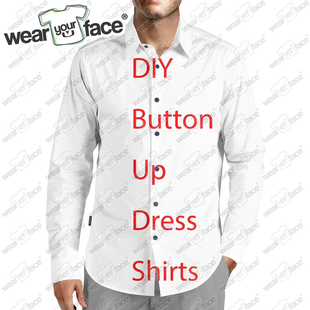 

Custom Hawaiian Casual Button Up Shirts Dropship 3D All Over Printed Shirts Short Or Full Sleeves Beach Summer Streetwear Men