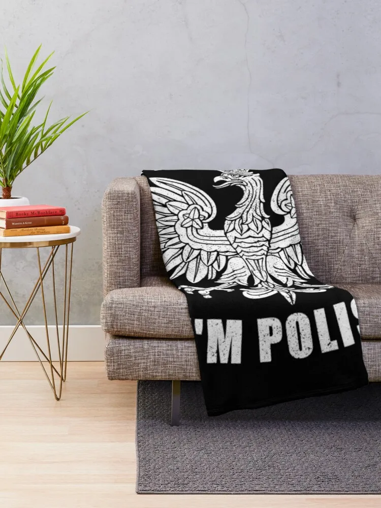 I'm Not Yelling, I'm Polish - Funny Poland Throw Blanket Blankets For Bed Flannel Furrys Luxury Throw Blankets