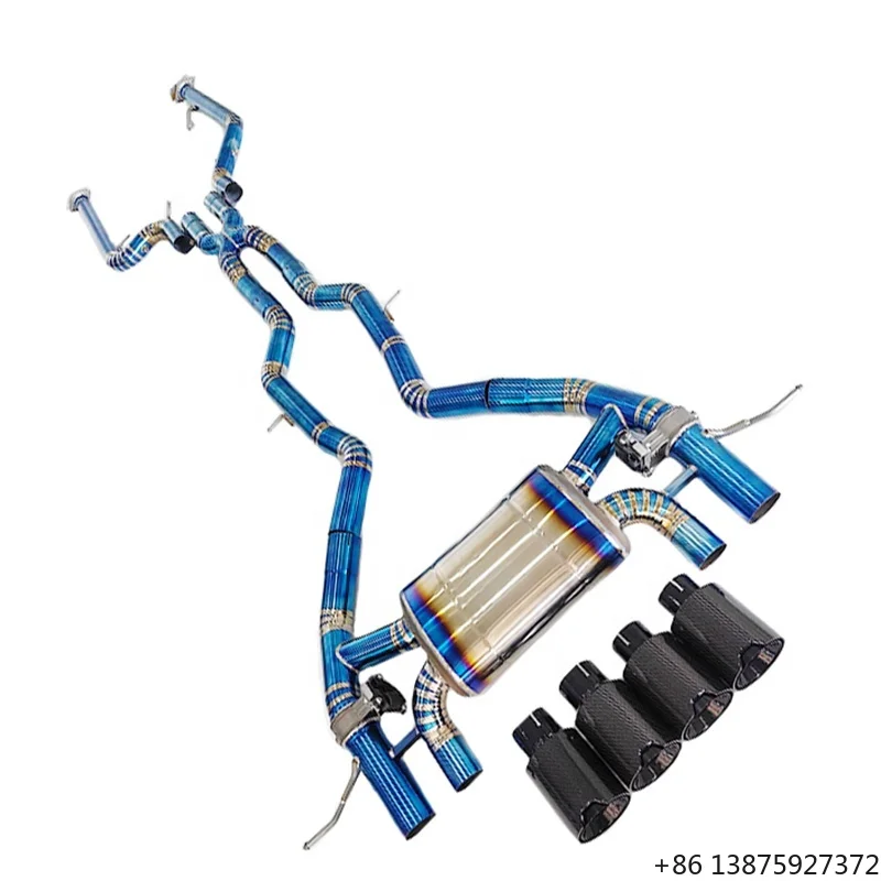 

Высококачественные титановые выхлопные трубы Catback для M2 G87 с OEM-клапанами и глушителем