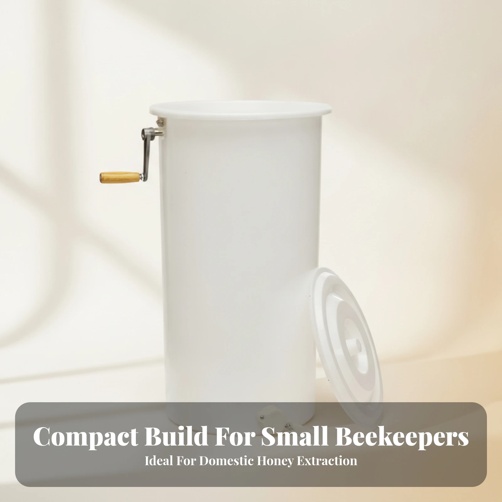 Beekeeping Honey Centrifuge Outlet Tap 2-Frame Honey Extractor Honeycomb Extractor Cylindrical
