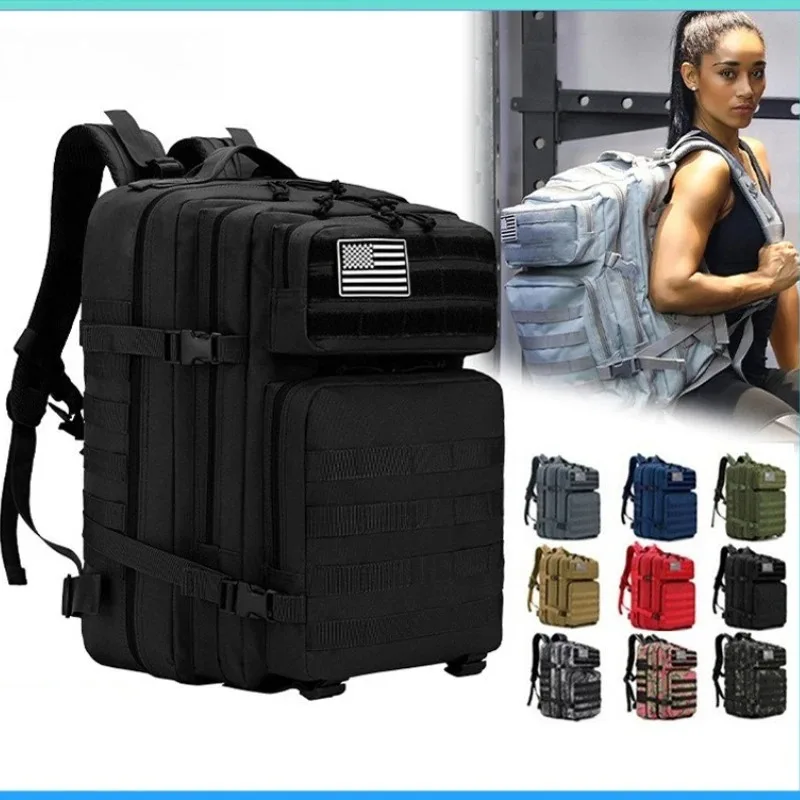 

Tactical Backpacking Outdoor Sports Cycling Hiking Multifunctional Large Capacity Waterproof Backpack