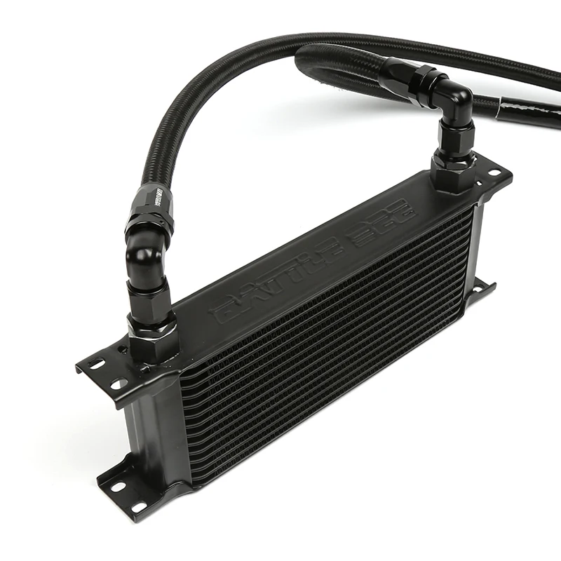 Engine Oil Cooler Kit Oil Filter Adaptor With Rubber Tube Aluminum Thermostat Radiator For VAG GOLF MK6 EA888 GEN2 BB-OCK-107