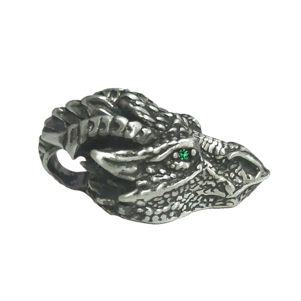 Dragon Head Pendant Necklace For Men Women Viking Gothic Jewelry Personality Charm 60 Cm Stainless Steel Box Chain