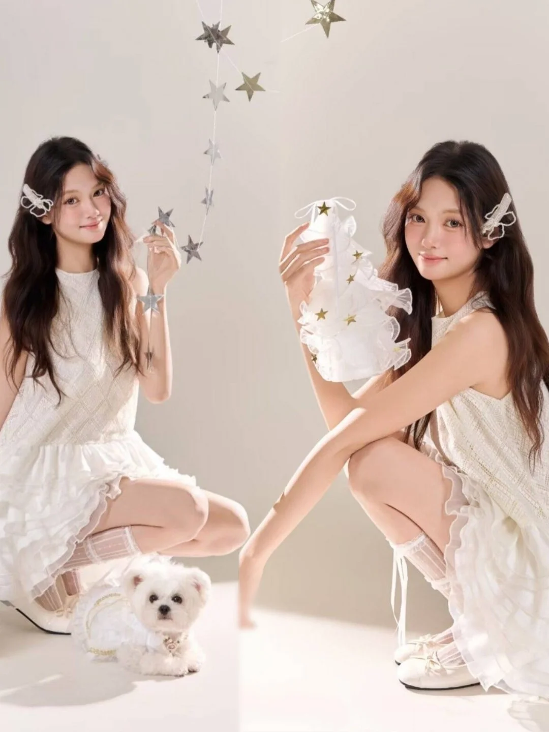 

Studio New Style Photography Themes Korean High Sweet Oxygen Girl Individual Portrait Art Photo Photography Clothing Women's ...