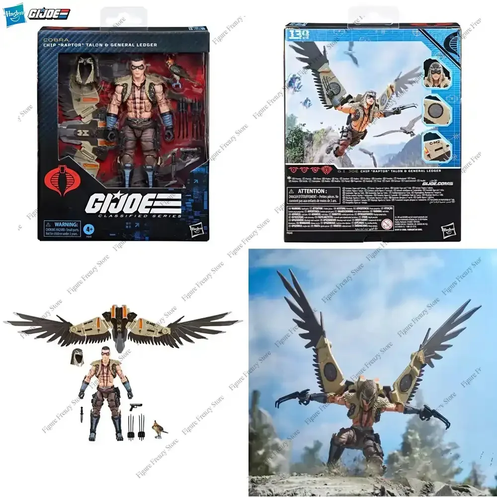 

Special Offer In Stock for Hasbro G I Joe Classified Series #139 CHIP Raptor Talon & General Ledger 15cm Collectible Action