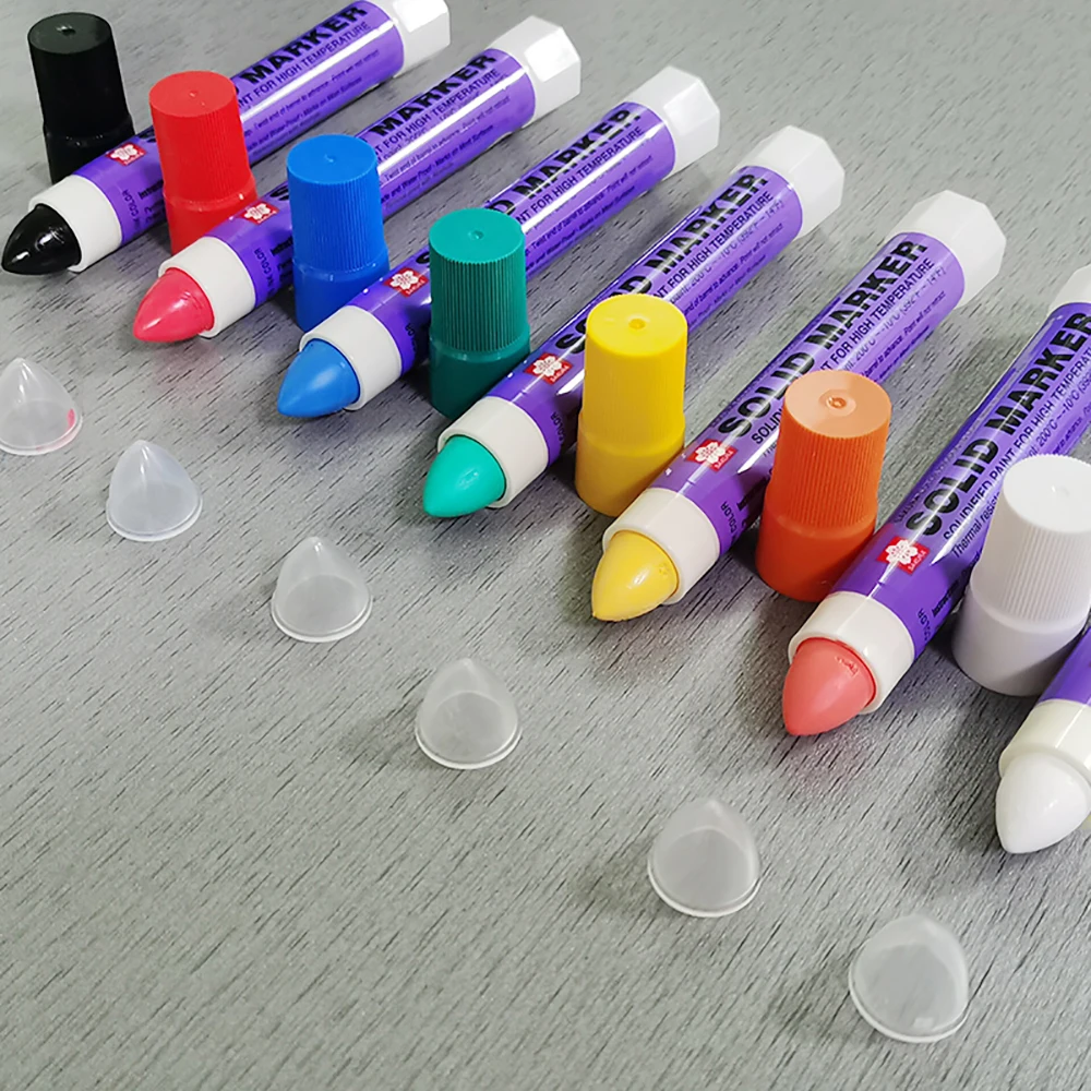 Sakura Solid Paint Pen XSC Industrial Metal Markers High Temperature Waterproof Oily Construction Marker Pen Does Not Fade Posca