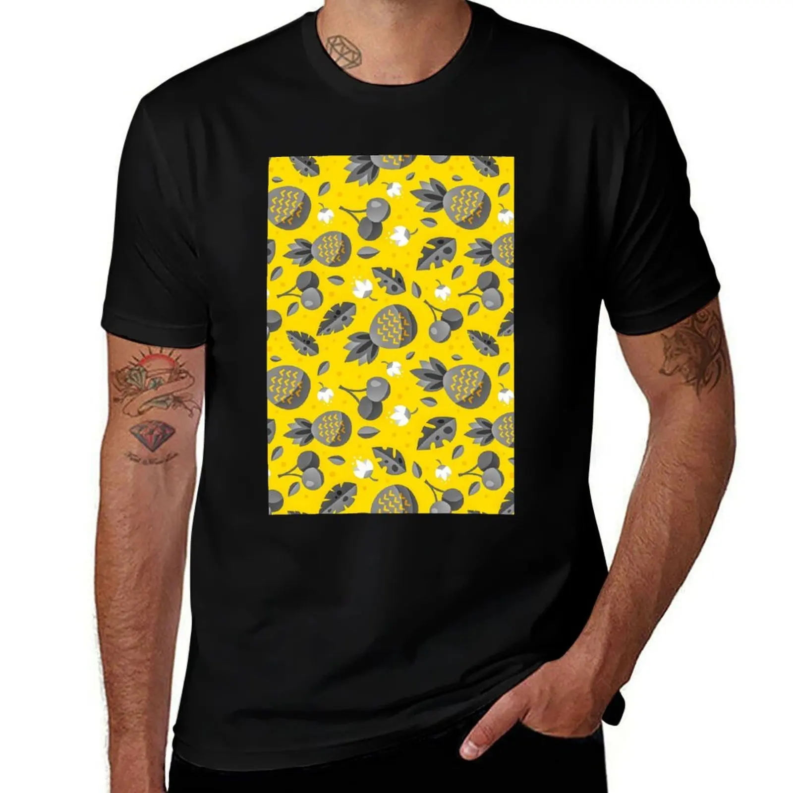 

Plentiful Pineapples II T-Shirt rapper graphic tees T-shirts man designer shirts t shirts for men cotton