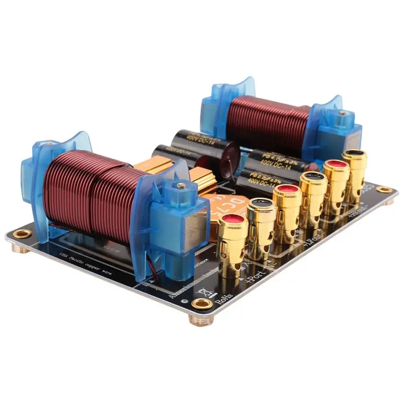 

AED5-1 PCS 1100W Audio Frequency Divider Plastic+Metal Audio Crossover 12 15 Inch Stage Performance High Power Frequency Divider