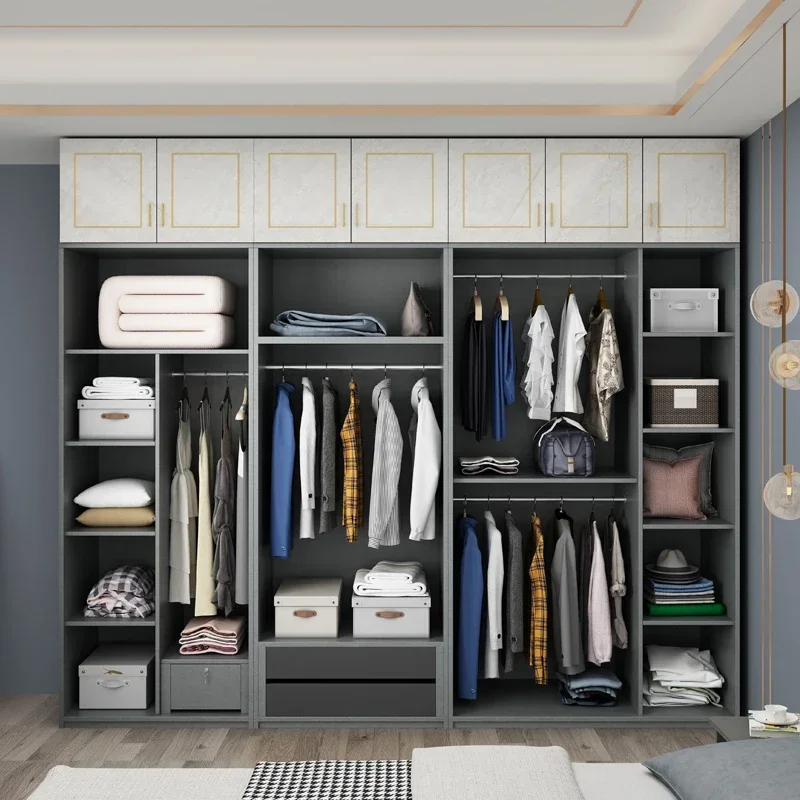 

Designer Folding Economic Space Saving Wardrobe Living Room Cabinet Bedroom Set Bed Dresser Partitions Armario Salon Furniture