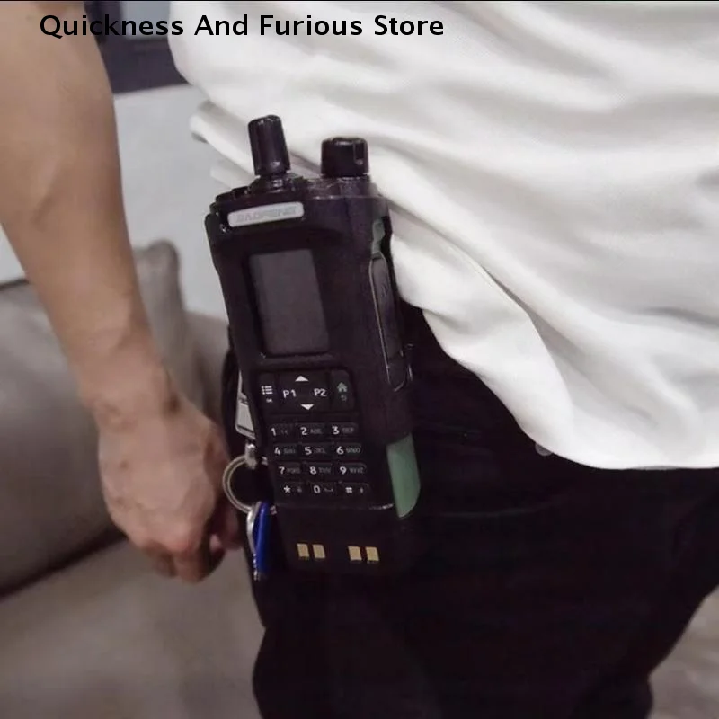 

【TO】Для Baofeng UV-32 DM-32 Walkie Talkie Зажим для ремня Hoster Чехол UV32 Кобура для ремня Чехол-держатель для DM32 Двусторонняя любительская радиостанция
