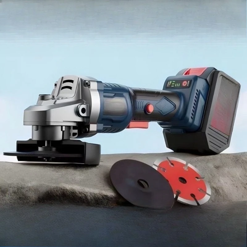 

Rechargeable high-power angle grinder Multifunctional lithium battery grinding household shelf woodworking cutting machine