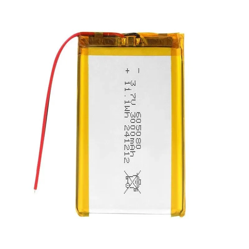 3pcs KC Certified 605080 Polymer Lithium Battery 3000mAh for Air Conditioner Clothing Hand Warmer Camping Light Night Fishing