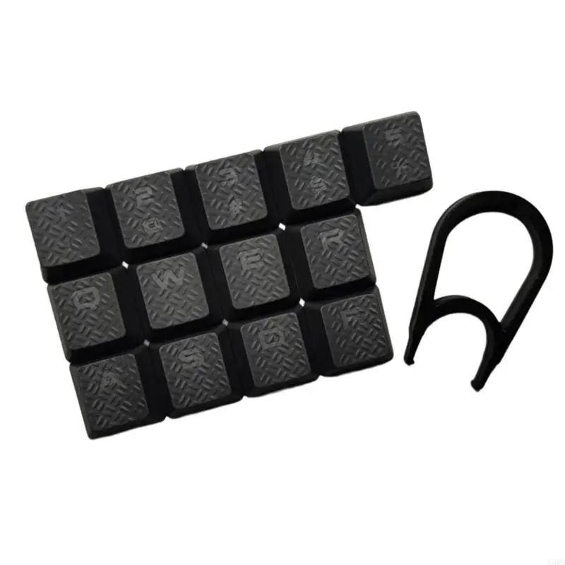 13 ピース メカニカル キーボード キーキャップ セット バックライトと滑り止めテクスチャ付き メカニカル キーボード用に最適化されたゲーム用