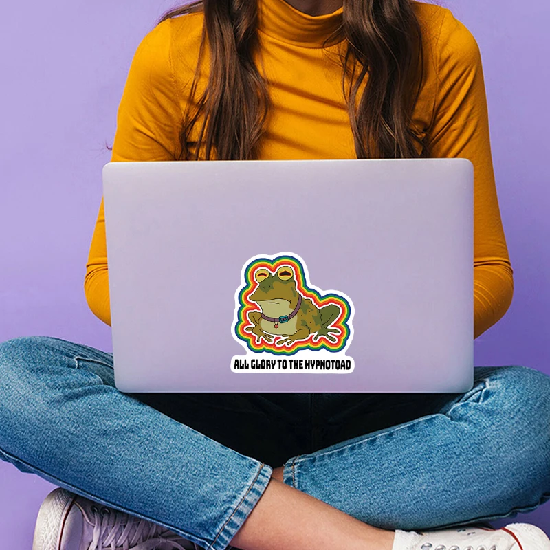 

DK68 # All Glory to the Hypnotoad, автомобильные наклейки, самоклеящаяся Водонепроницаемая наклейка, мотоциклетные декоративные аксессуары