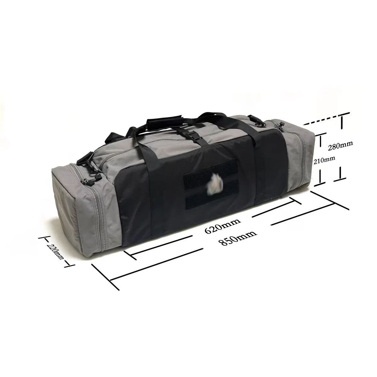 Large Capacity Tactical Outdoor Hunting Hiking Equipment Bag Sports Bag Convenient Carry Expandable Zipper Partition