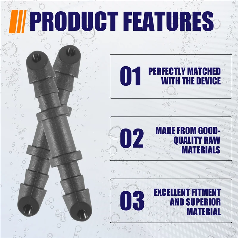 PZHI-70 Pack Drip Irrigation Universal 1/4 Inch Barbed Coupling Fitting, Barbed Connectors For 1/4 Inch Drip Tubing