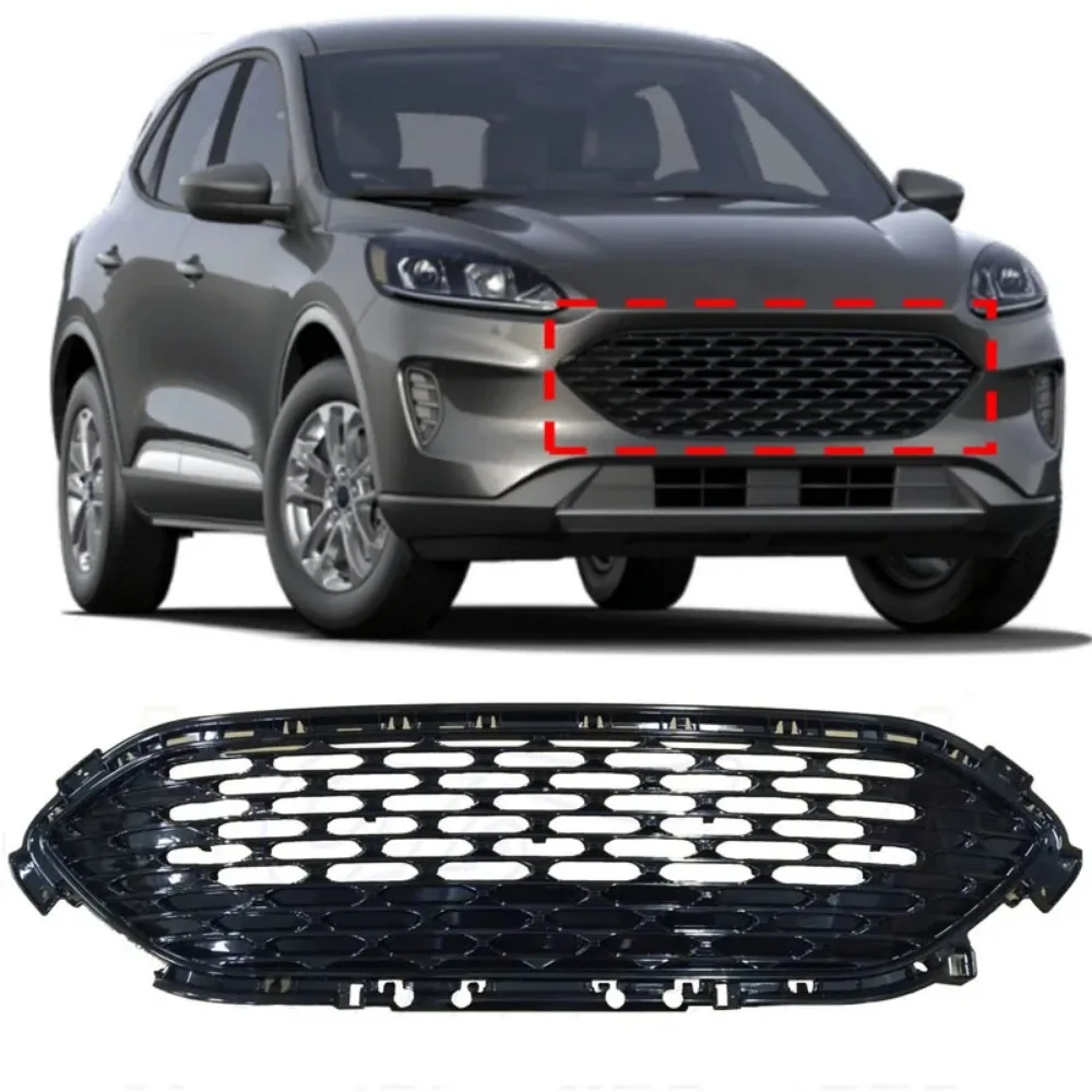 

For Ford Escape 2020 2021 2022 2023 Racing Grille Front Bumper Grill Body Kit Accessories