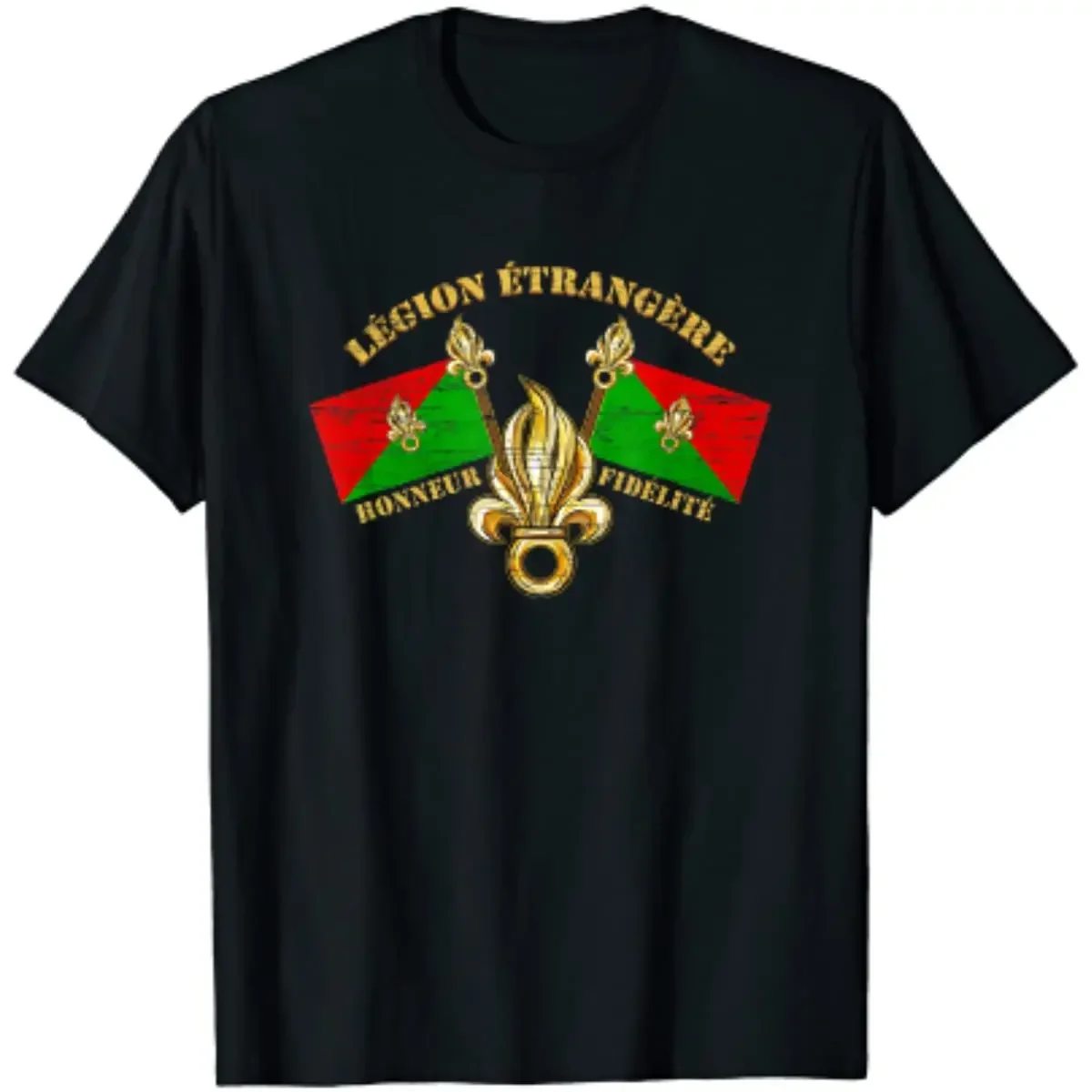 Legion Etrangere Honneur Fidelite French Foreign Legion Men T-Shirt Short Sleeve Casual 100% Cotton O-Neck Summer Shirts