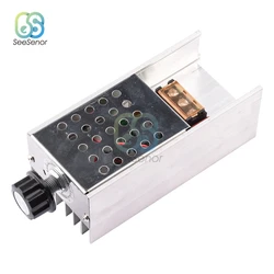 AC 220V 6000W 10000W High Power SCR Voltage Regulator Dimming LED Dimmer Motor Speed Controller Thermostat Dimer