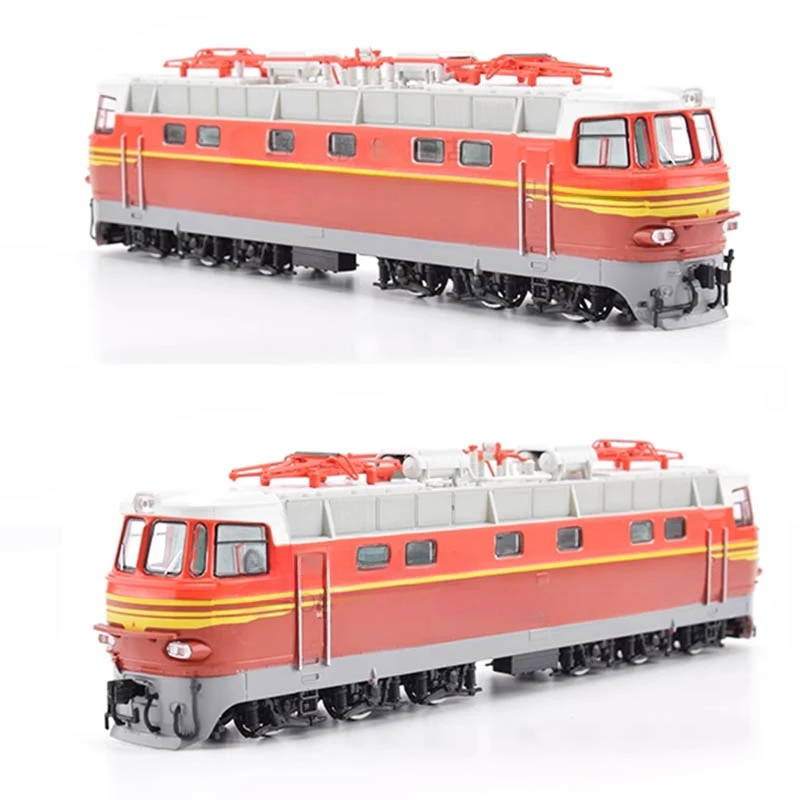 1/87 New Train Model JLKN009 Soviet Main Line Passenger Electric Locomotive CHS4 Rail Car Model Toy