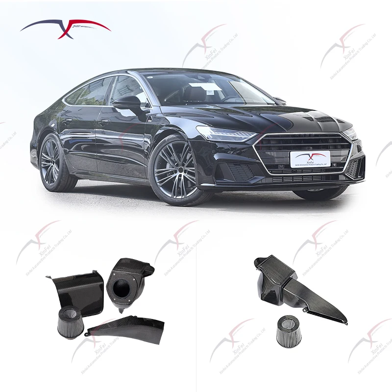 

Suitable for A6 A7 C8 2.0T Automotive Parts Carbon Fiber Cold Intake System Kit Cold Intake Filtration System
