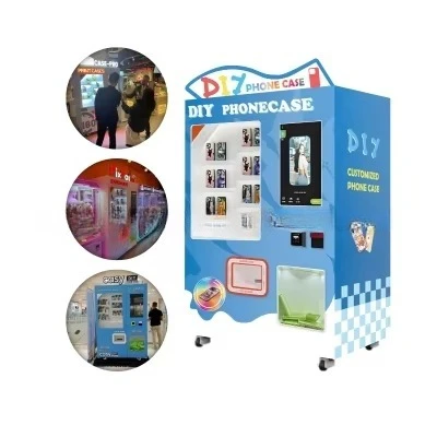 Self Service DIY   Phone Case Vending Machine Automatic Mobile Cover Digital Printing Vending Equipment For Mall Retail