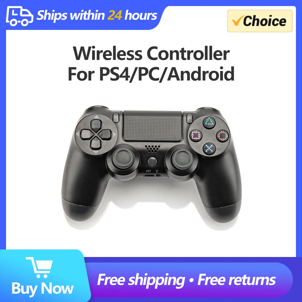 Wireless Controller For SONY PS4 Support Bluetooth Wireless Gamepad for PlayStation 4 Joystick Console for PS4 PC Android