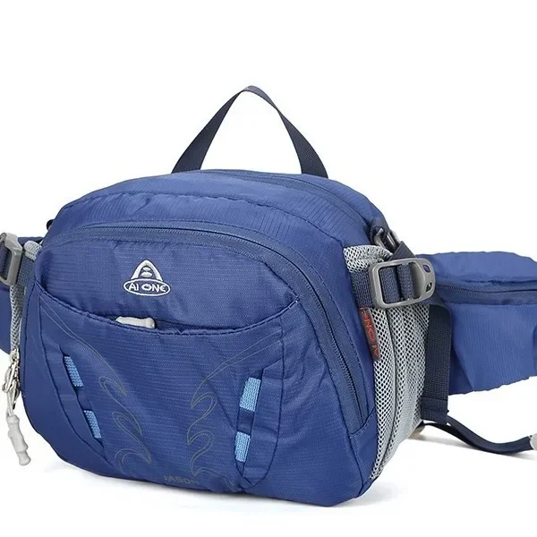 Outdoor Sports Casual Hiking Travel Multi-Functional Nylon Men's Single Shoulder Slant Bag Large Capacity Crossbody Bag