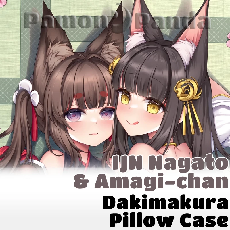 

IJN Nagato Amagi-chan Dakimakura Azur Lane Sexy Pillow Case Hugging Full Body Cushion Cover Otaku Pillowcase Bedding Decor Home