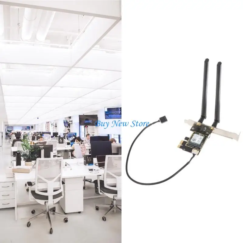 20CE WiFi 6 untuk AX200 802.11ax Kartu Jaringan WiFi yang kompatibel dengan