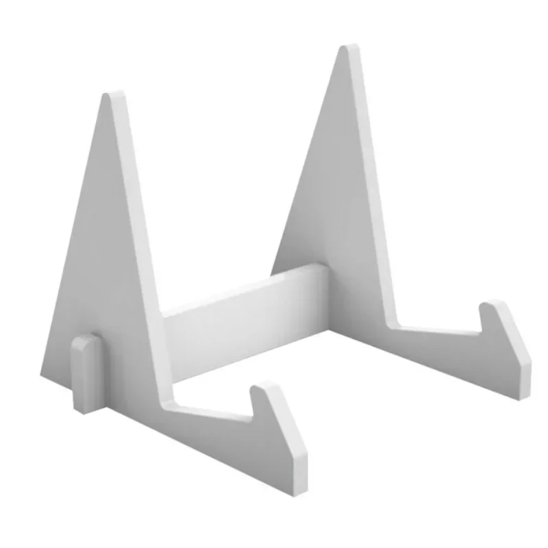 Acrylic Book Display Stand Photo Frame Brochure Artwork Holder Organizer Carrier Durable Open Design Wide Application L Shaped