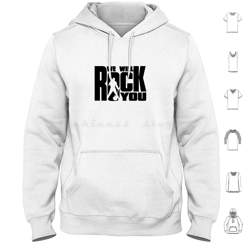 We Will Rock You Hoodies Long Sleeve We Will You We You Musical Theater Musicals Act Acting Actor Actress Music Mouth