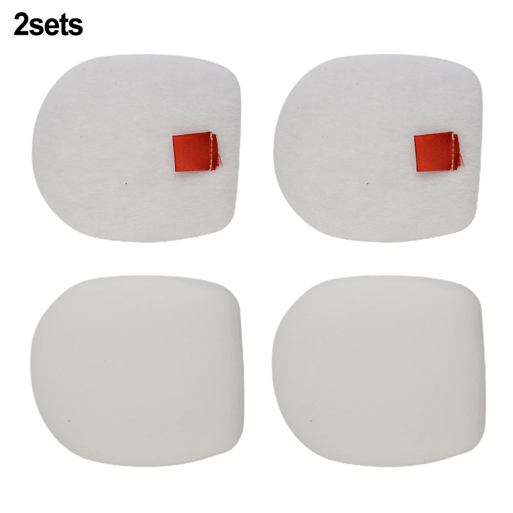 2sets Filter Sponges For For SHARK IZ201 IZ251 Anti Hair Wrap Cordless Vacuum Cleaner Foam Felt Filters Sweeper Cleaning Filter