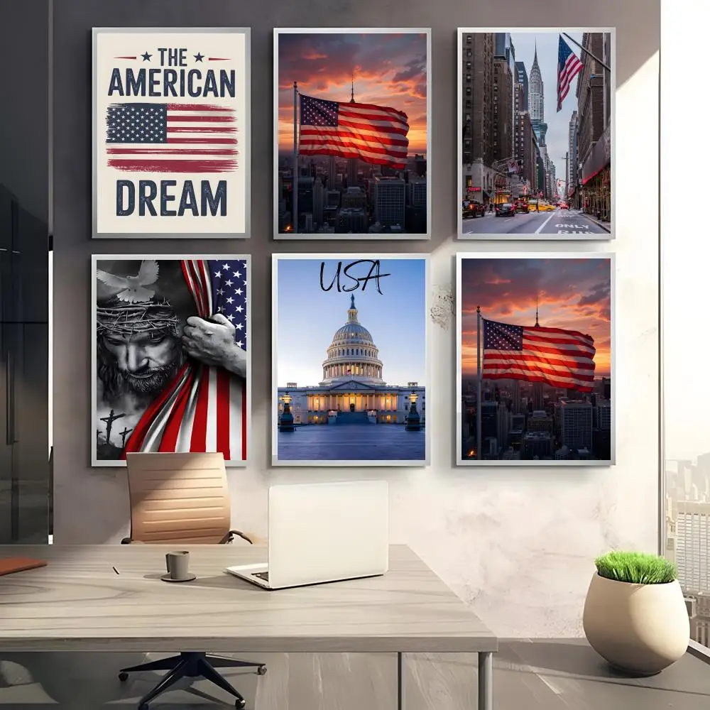 Varied States Poster HD art sticky wall waterproof home bedroom bar aesthetic decoration