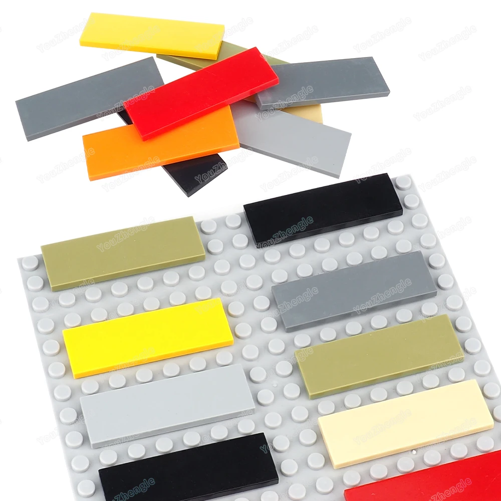 69729 Building Block Tile 2x6 MOC figures Military City Street Scene Weapons Series Accessories Scenes Models Parts Gift DIY Toy