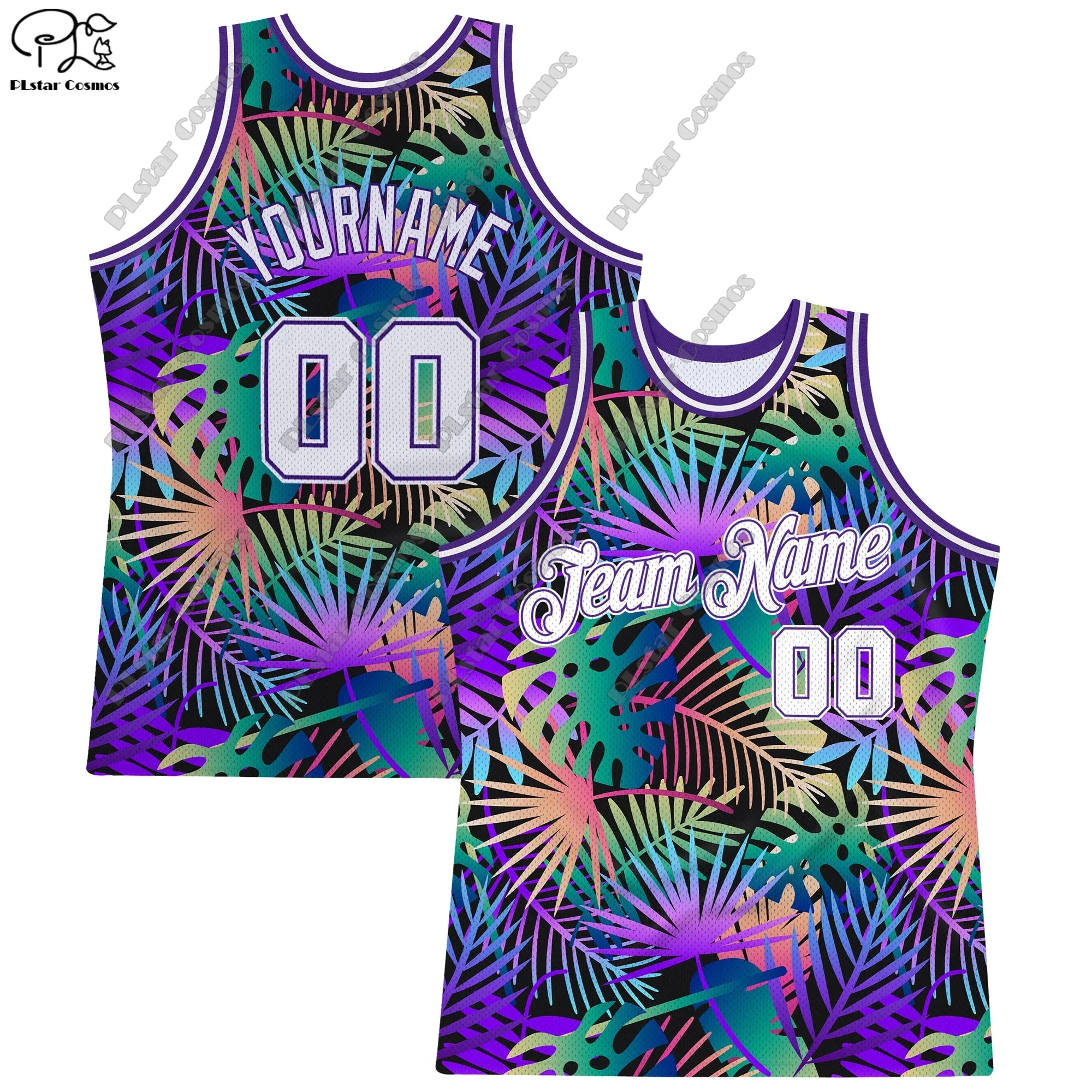 PLstar Cosmos  3D Printed 2023 New CUSTOM GRAFFITI  Fashion Summer Tank Top For Men AUTHENTIC BASKETBALL JERSEY 2