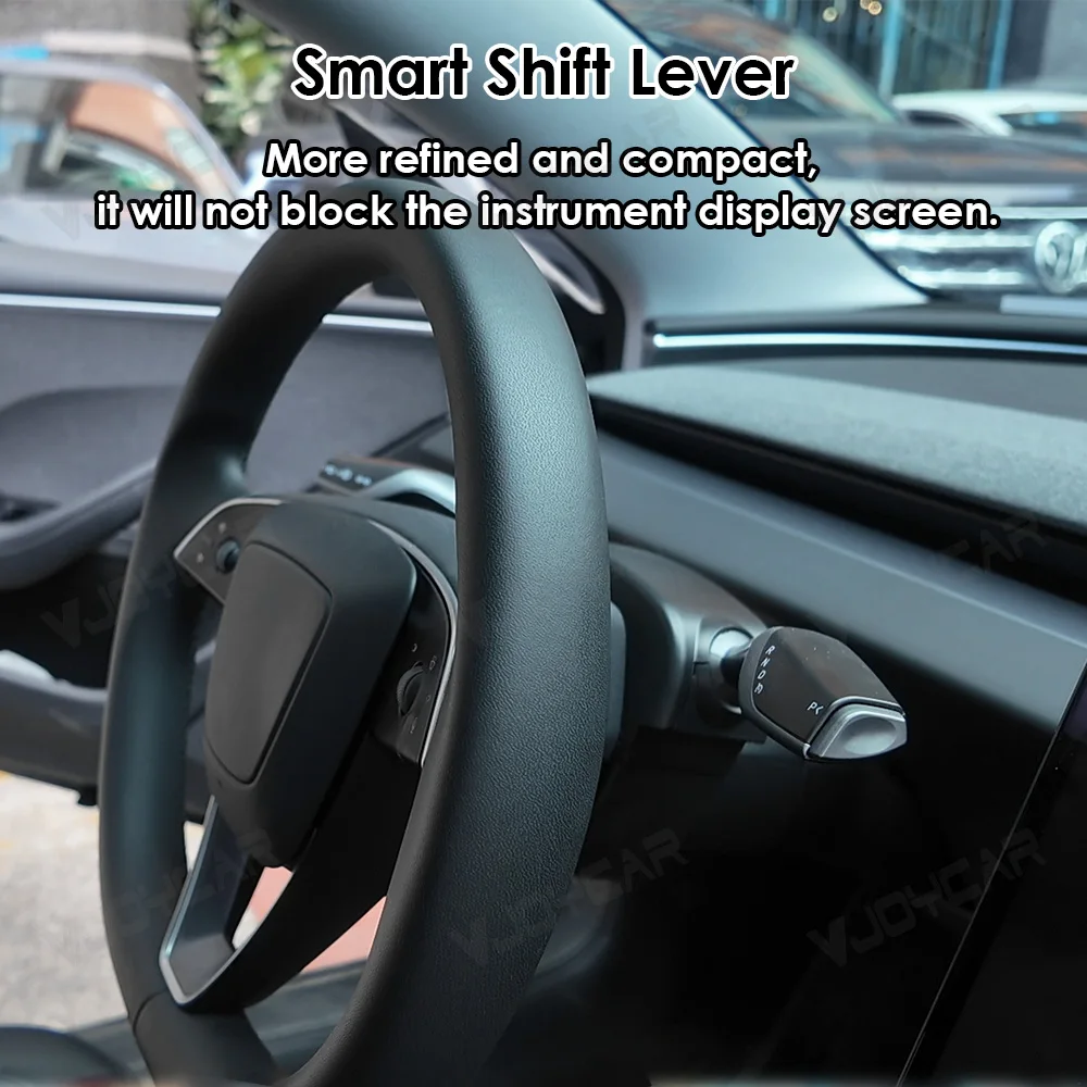 VJOYCAR 2025 New Gen3 Gear Stalk Lever For Tesla Model 3 Highland Turning Stalks Shift Handbar OEM Style APP Customized Feature