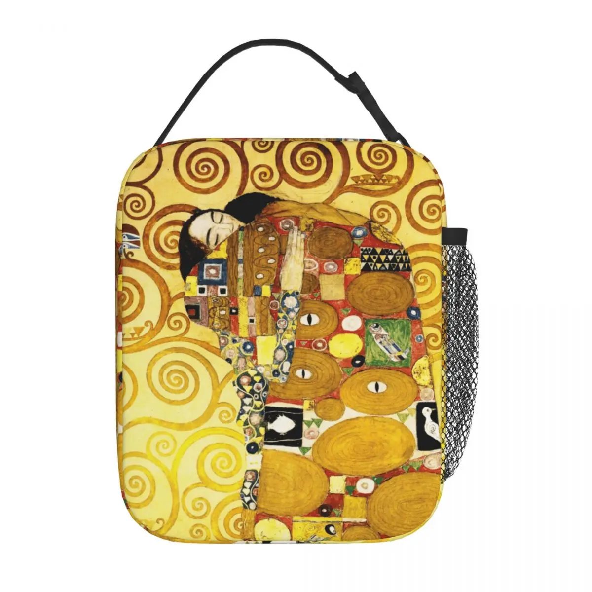 

Gustavs Klimts Изолированные сумки для обеда Термосумка Контейнер для обеда Love Большая емкость Ланч-бокс Tote Сумки для еды Пляжные путешествия