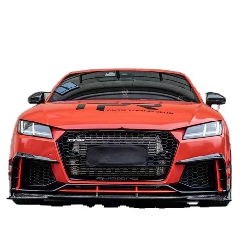 Carbon fiber body kit for Audi TTRS  TTRS upgraded Yofer style front shovel rear diffuser spoiler side skirt tuyere body kit